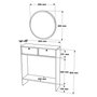 Hanah Home Aparador Blanco Lr1-W, 80.4 x 90 x 24.2 cm